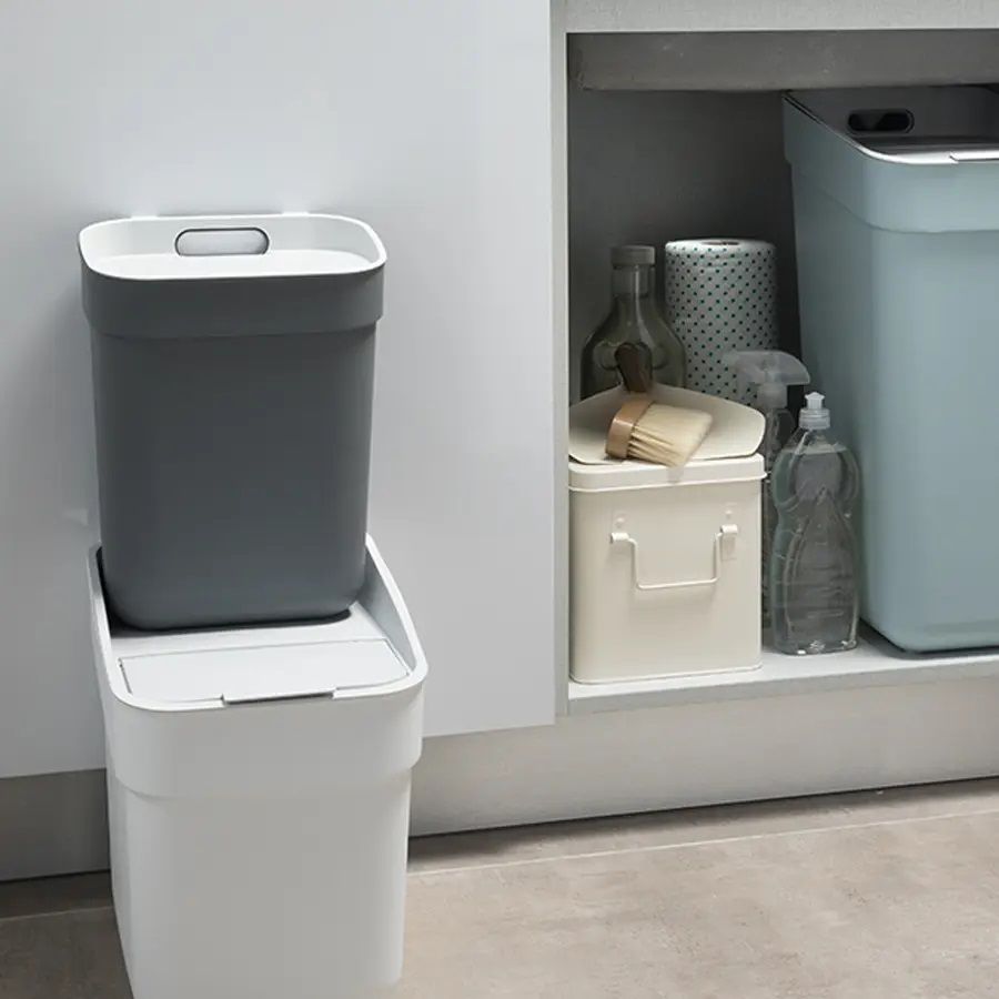 Kosz Na Śmieci Do Segregacji Śmieci Ready To Collect 10L Szary Curver