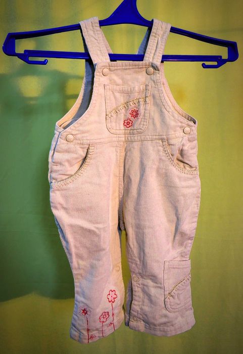 КОМБІНЕЗОН "ВЕЛЬВЕТ", кремовий (1-3 роки), розмір 22-24, довжина 58см