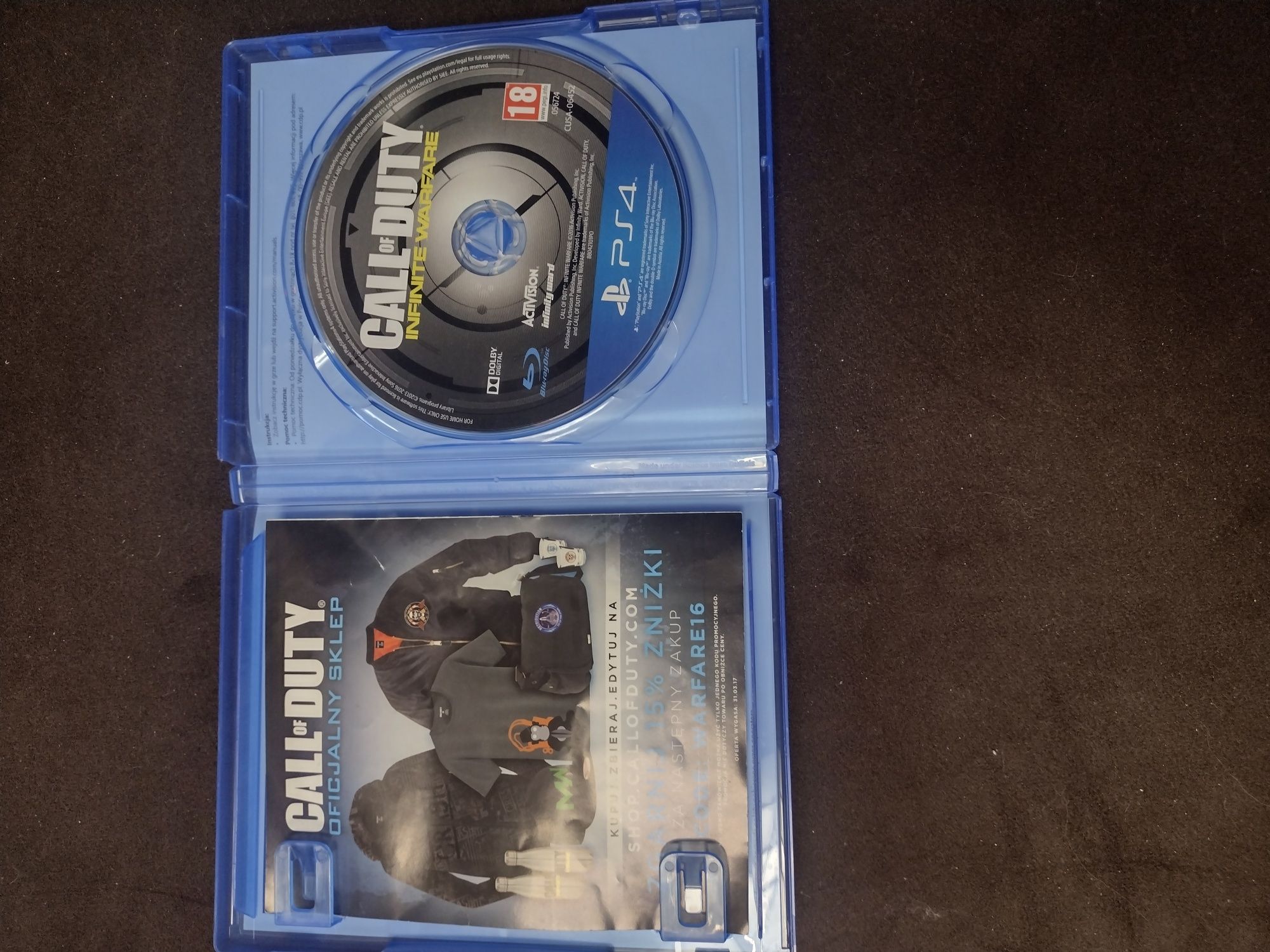 Gra call of duty Infinite warfere PS4