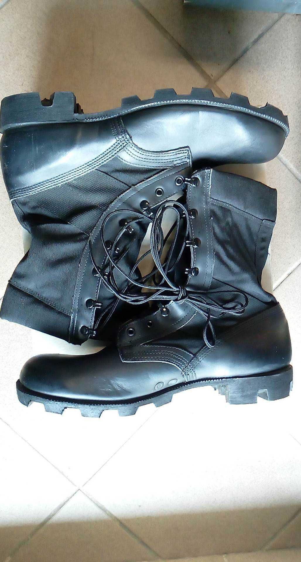 Buty US Army Jungle Panama Czarne r.14R / wkładka 33cm