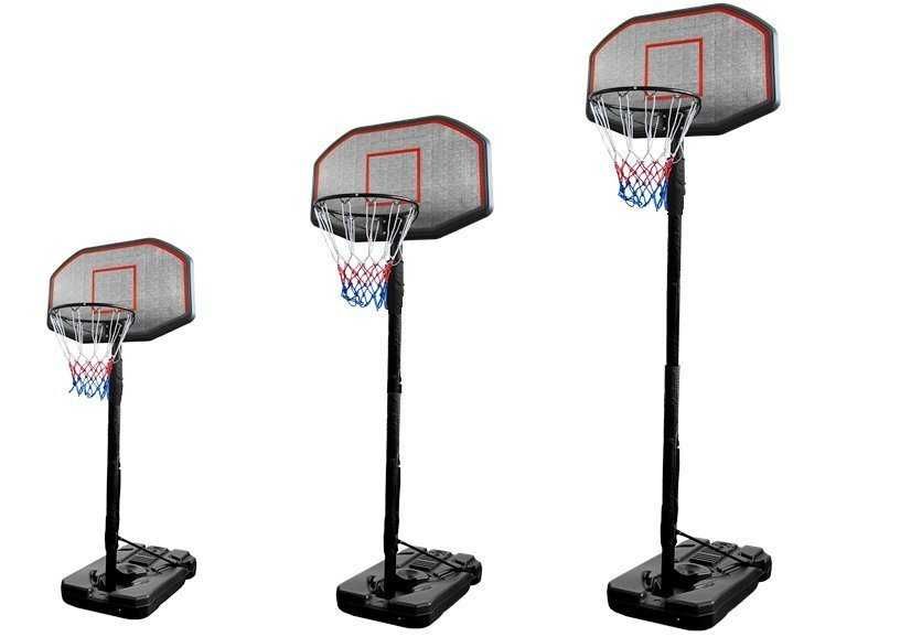 Kosz Do Koszykówki - Regulowany Stojak Zestaw Wolnostojący 200-300 cm