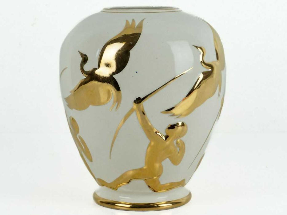 Vaso em prata portuguesa antiga