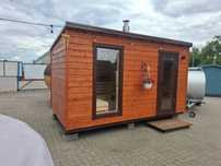 Sauna NOWOCZESNA 4 metry Spa Ogrodowe PREMIUM Lipa