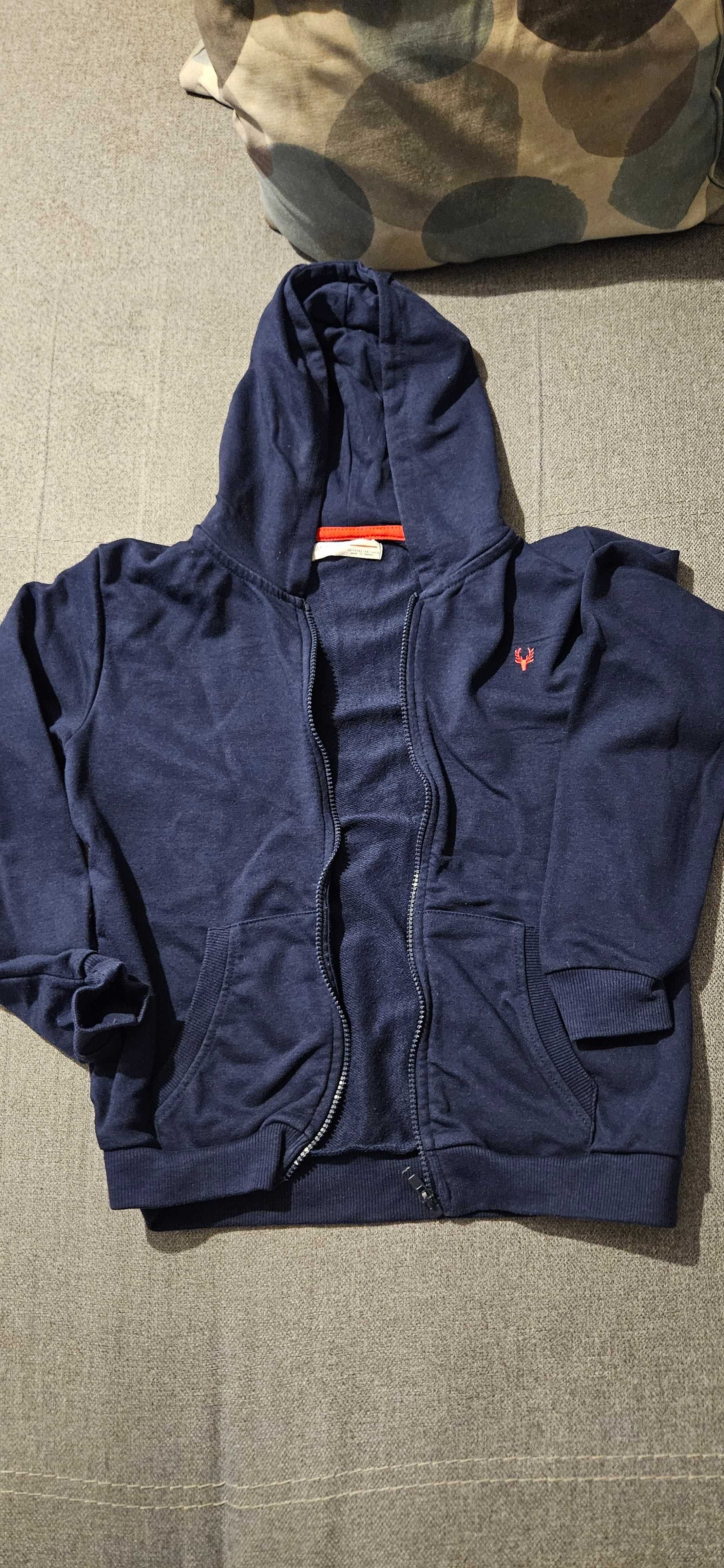 3 bluzy dresowe na zamek dla chłopca, rozmiar 158/164