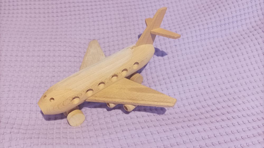 Duży drewniany samolot zabawka Zakopane