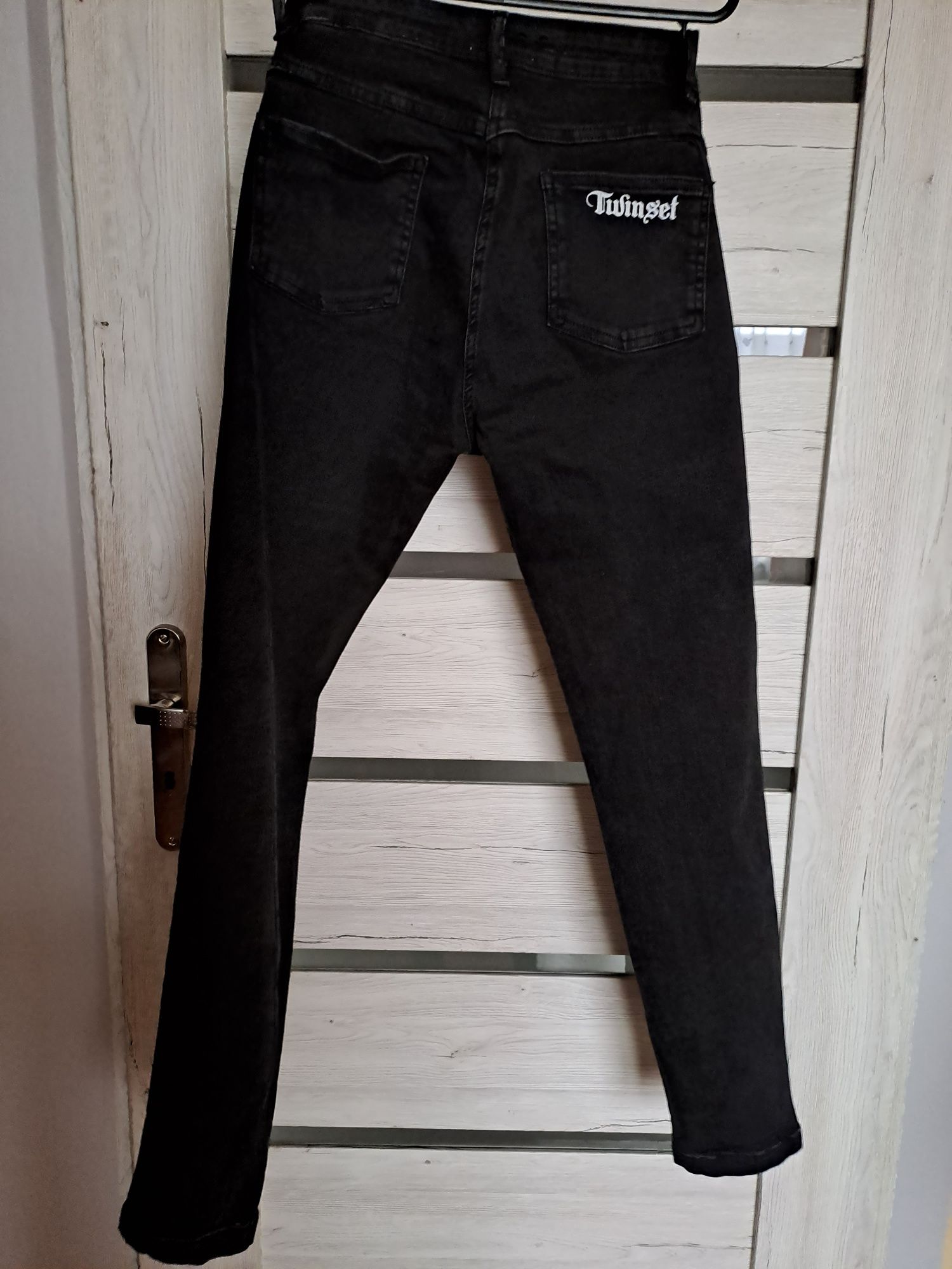 Jeansy Twinset czarne