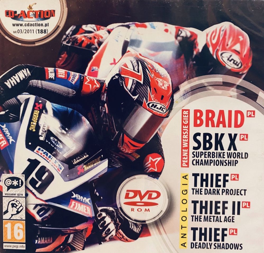 Gry CD-Action DVD nr 188: Braid, SBK Superbike, Thief