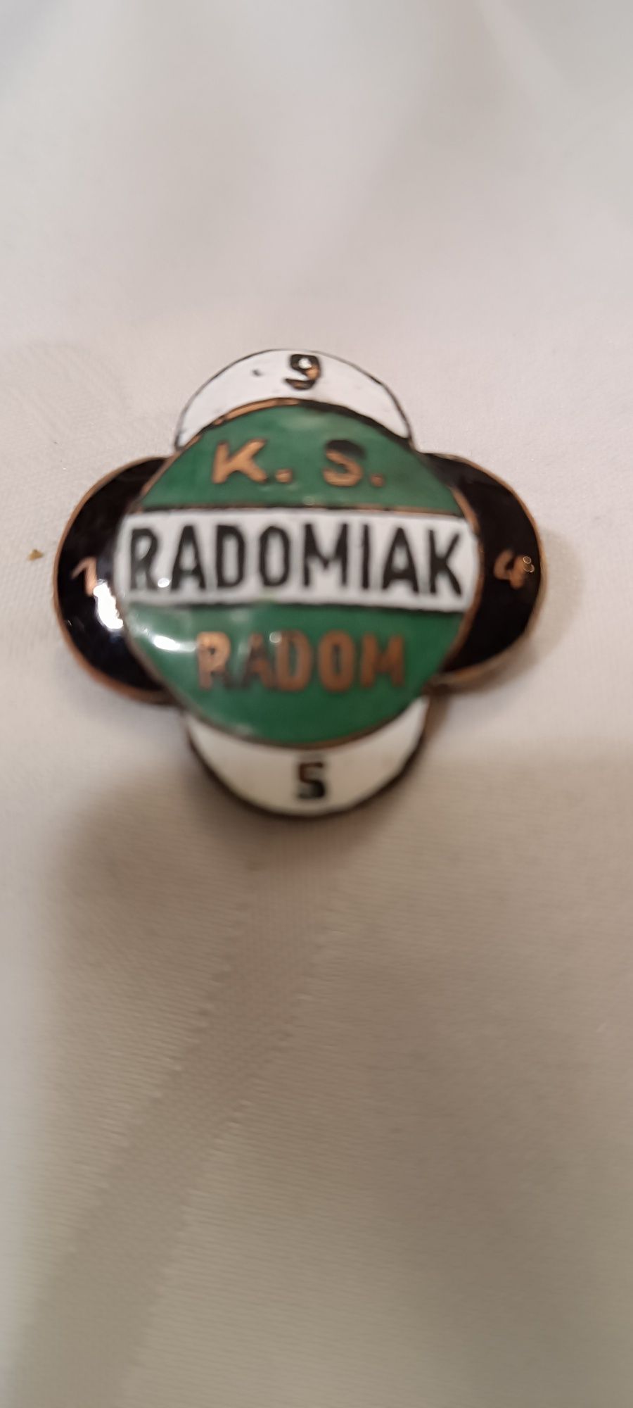 Stara odznaka sportowa RKS  Radomiak Radom