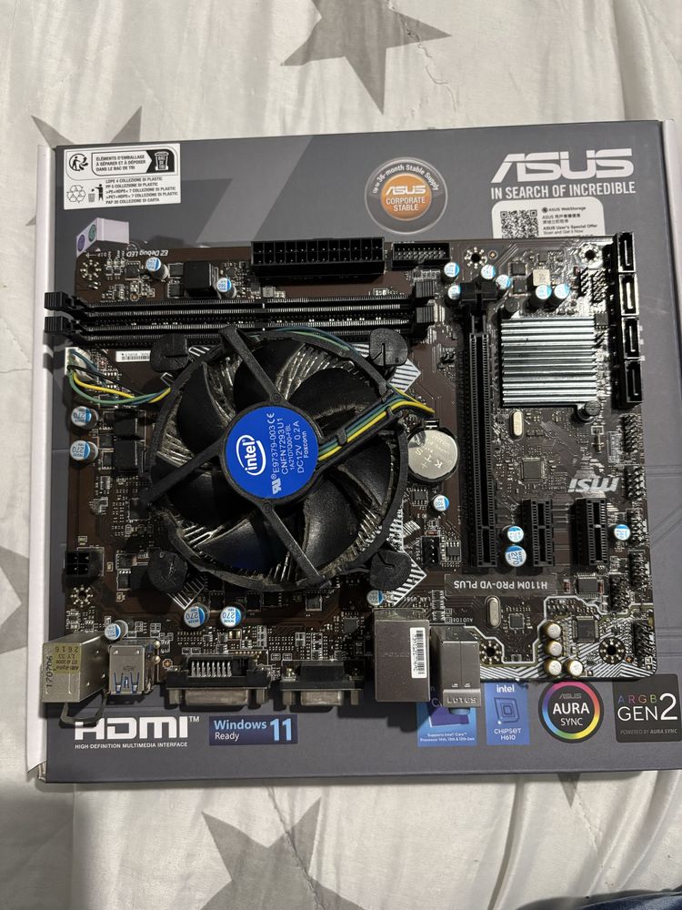 Pltyta glówna msi h110m pro-vd plus i procesor intel core i5 7400k