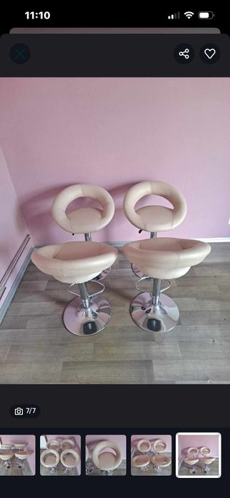 hokery krzesła obrotowe barowe kuchenne fotel eko skóra sztuczna
skóra