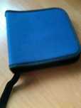 Etui na 24 CD/DVD /niebiesko czarne/