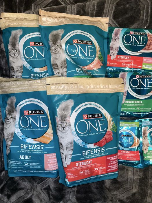 Zestaw Purina ProPlan dla kota sucha i mokra karma 4x800g i 10x85g