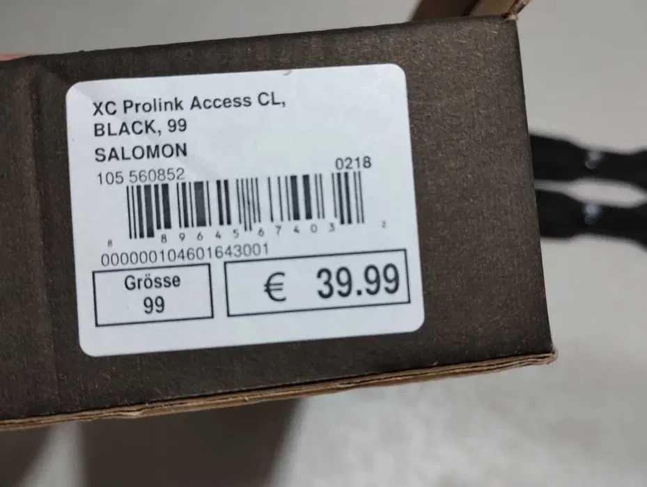 wiązanie wiązania do nart biegowych Salomon XC nowe