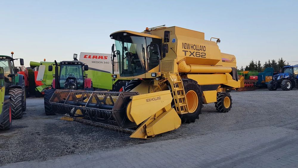 New Holland TX 62 1996R  Prosto z ciężarówki, Nie myty, nie picowany Heder 4,57 !!!