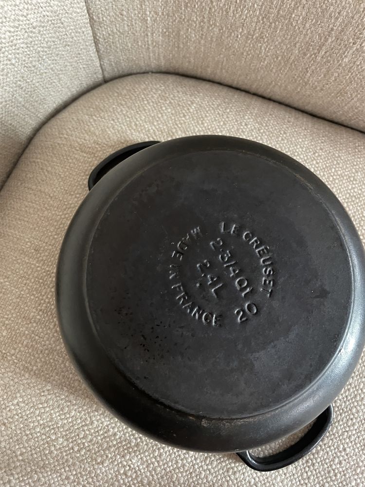 Garnek żeliwny Le Creuset czarny