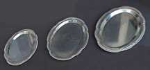 3 patery, tace metalowe