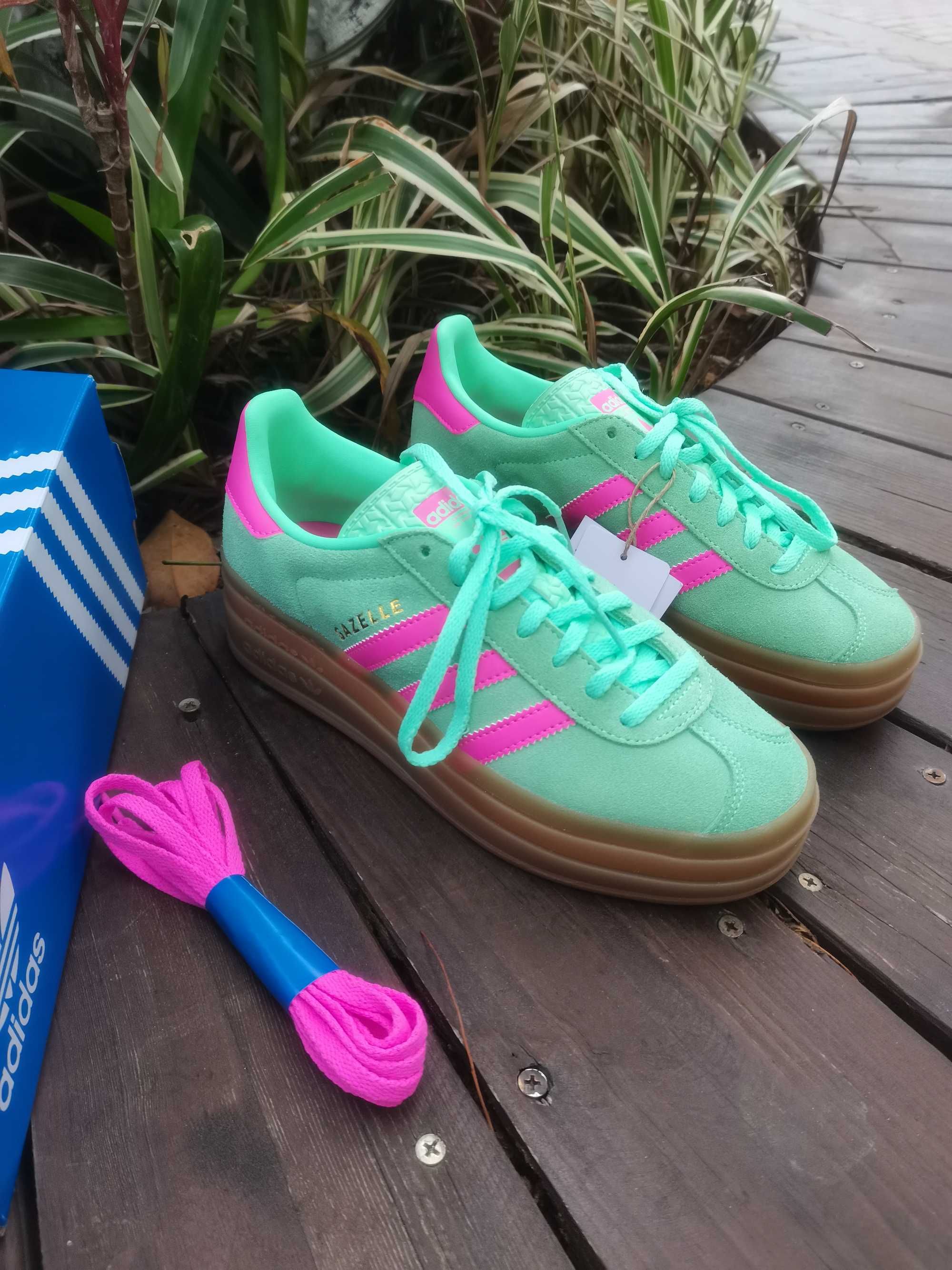 adidas Gazelle Bold Pulse Mint Pink 39