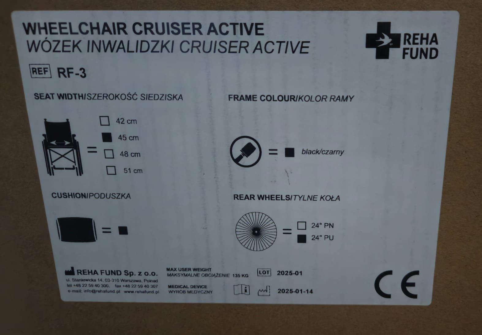 Wózek inwalidzki Cruiser Active
