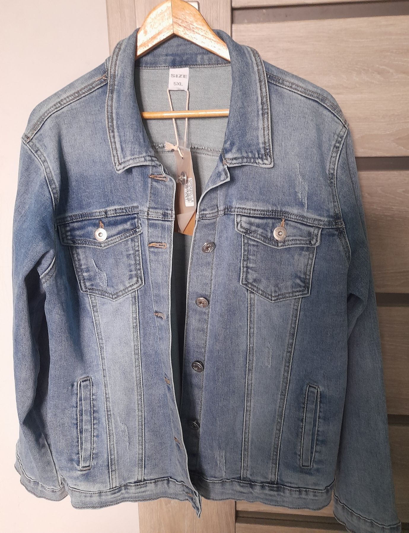 Nowa kurtka jeansowa rozm 5XL