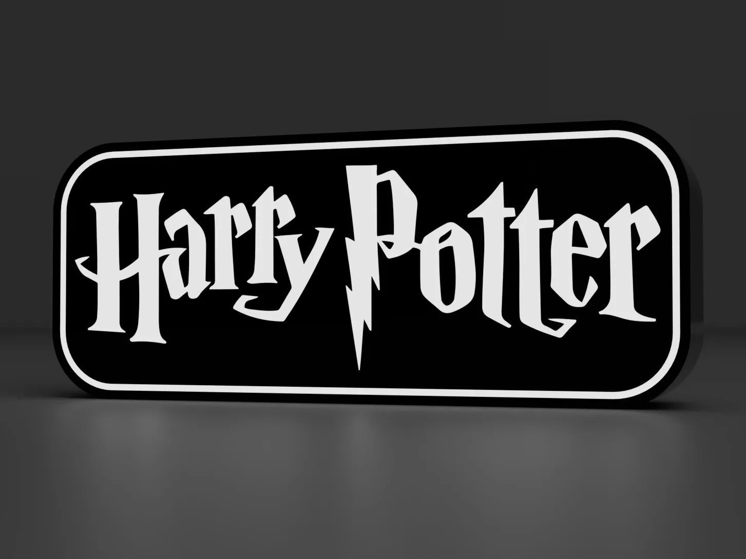 Light Box Harry Potter- luz de presença 

Alimentado por USB 5v

Dimen
