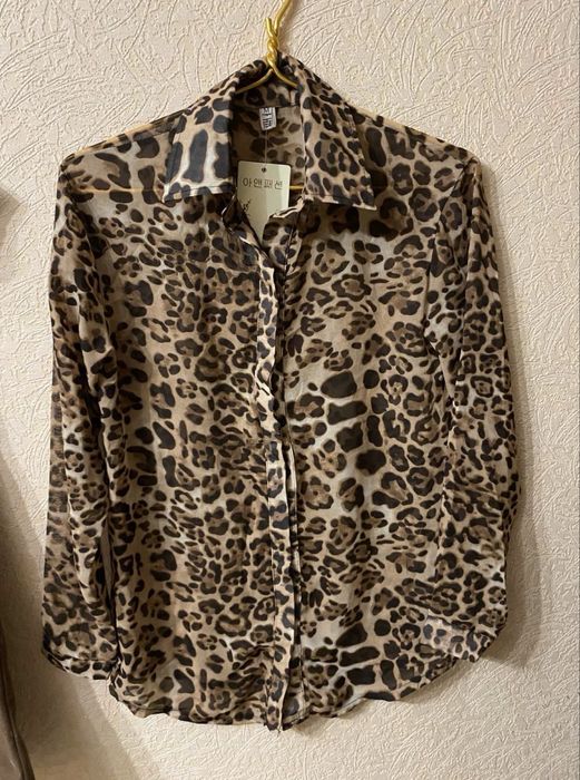 Блуза шелковая прямого покроя