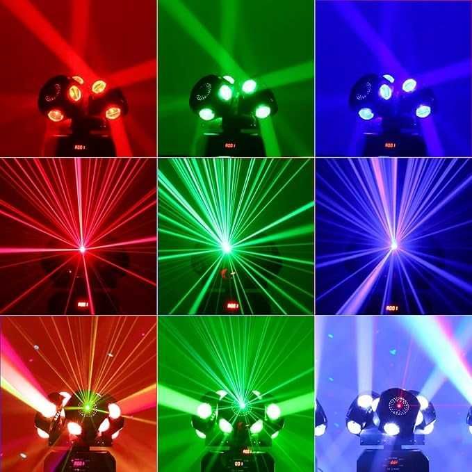 WZYBUTA 180 W Moving Head LED Beam oświetlenie sceniczne dmx512, 3 gło