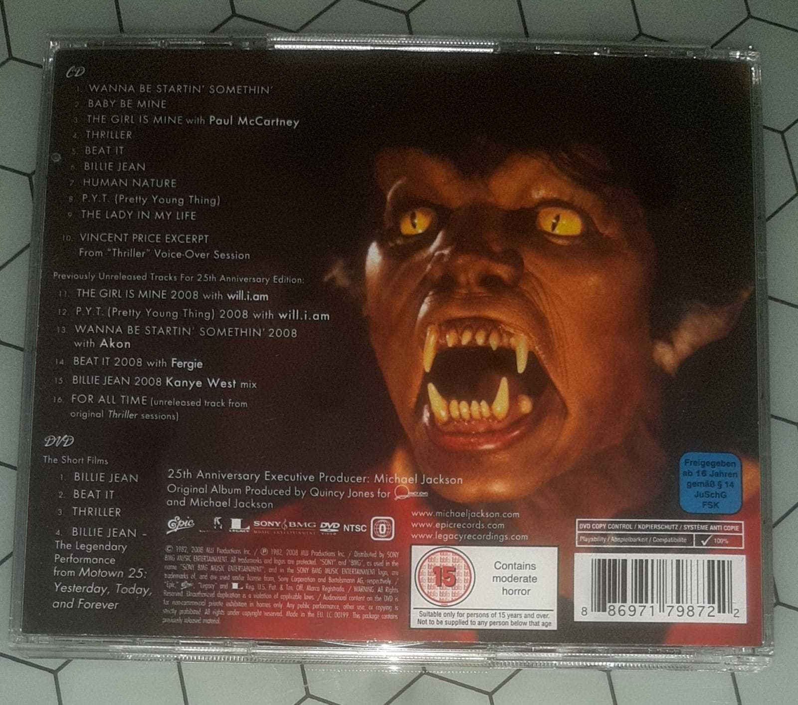 Michael Jackson Thriller 25 CD/DVD [zombie cover]