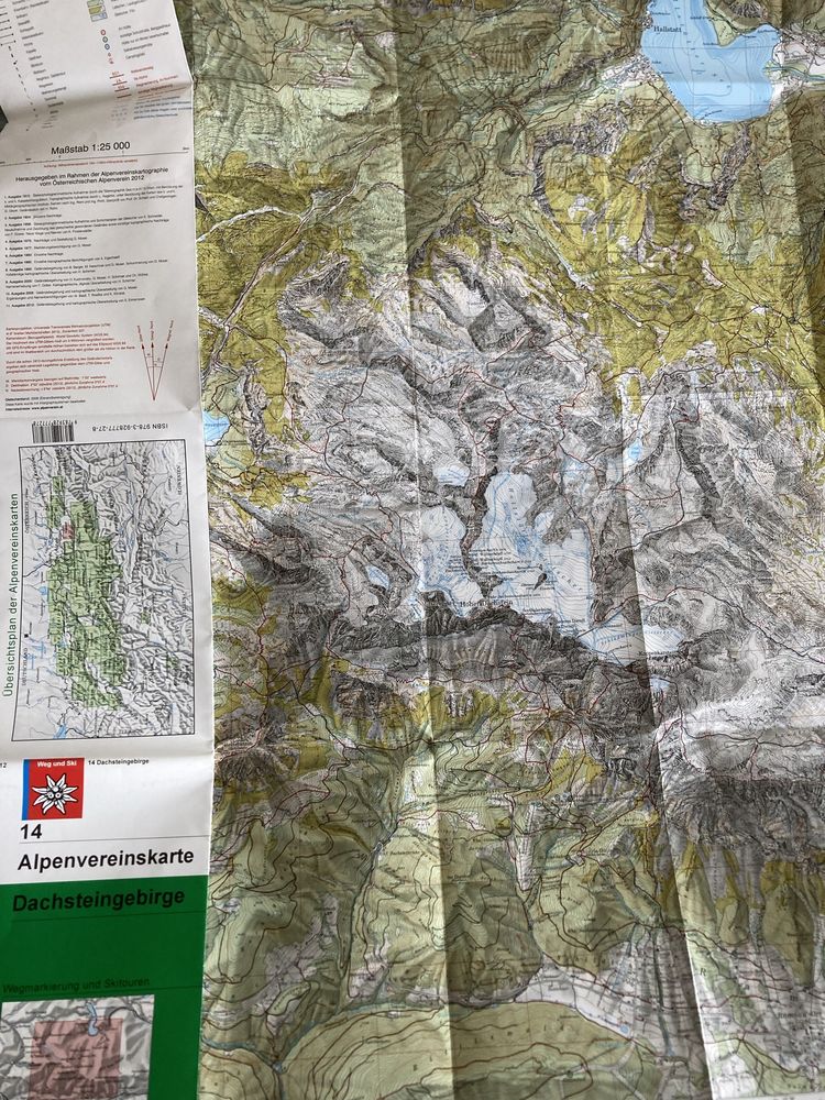 Mapa Dachstein 1:25 000