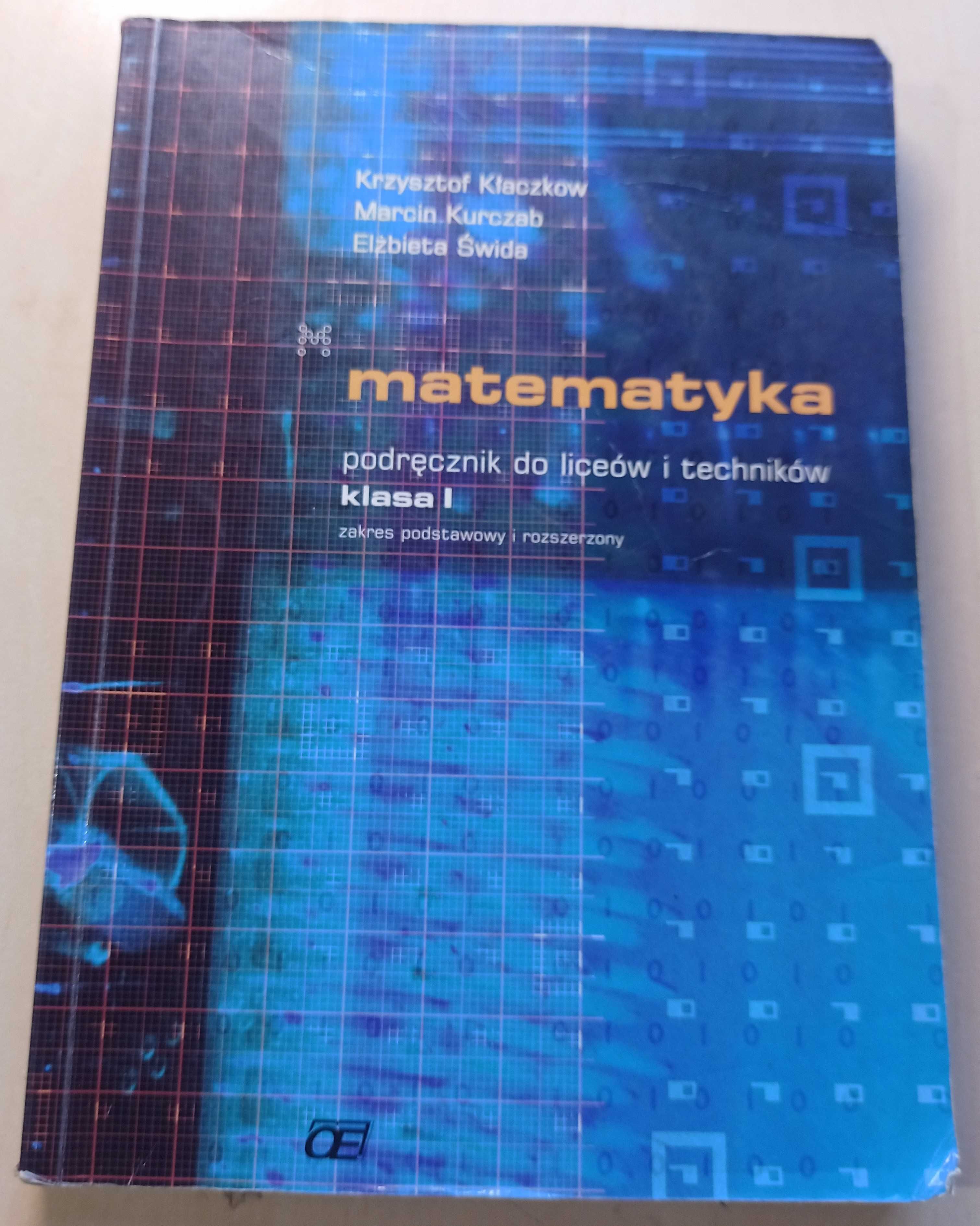 Matematyka Kłaczkow Kurczab Świda podręcznik kl 1 r 2002