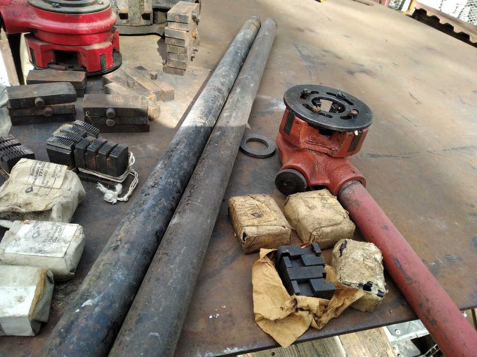 Zestaw trzech gwintownic prod. CCCP, częściowo używane - ruska stal