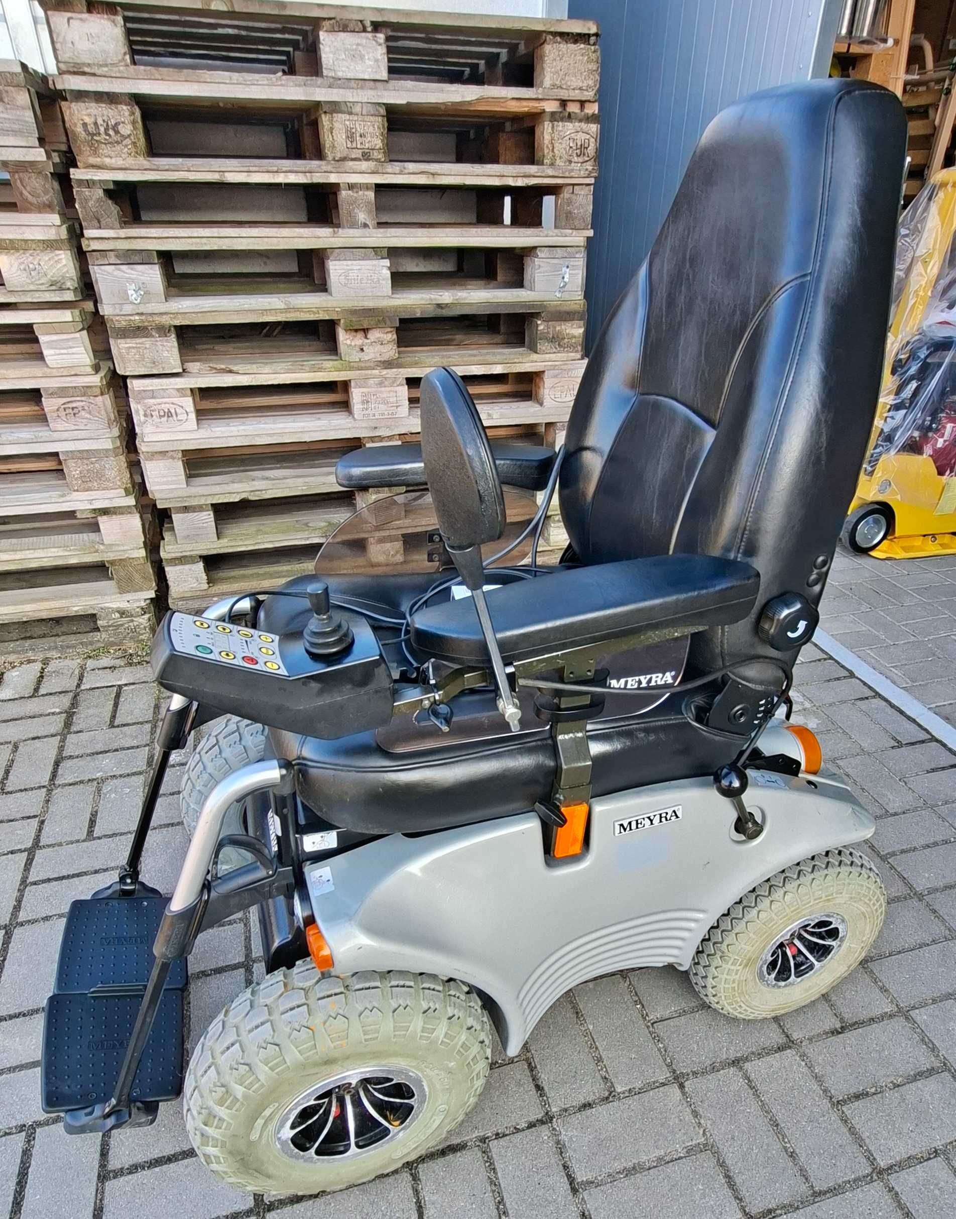 Wózek inwalidzki Meyra Optimus 2 duży mocny sprawny NOWE AKUMULATORY