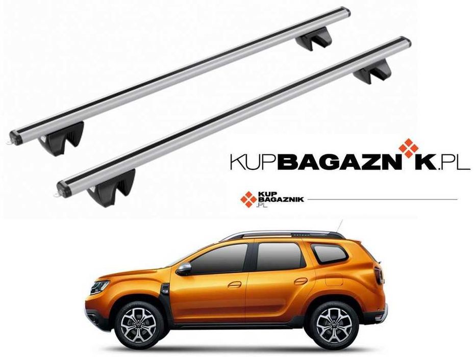 Bagażnik dachowy Dacia Duster II 2018 do 2024 SUV bazowy belki relingi