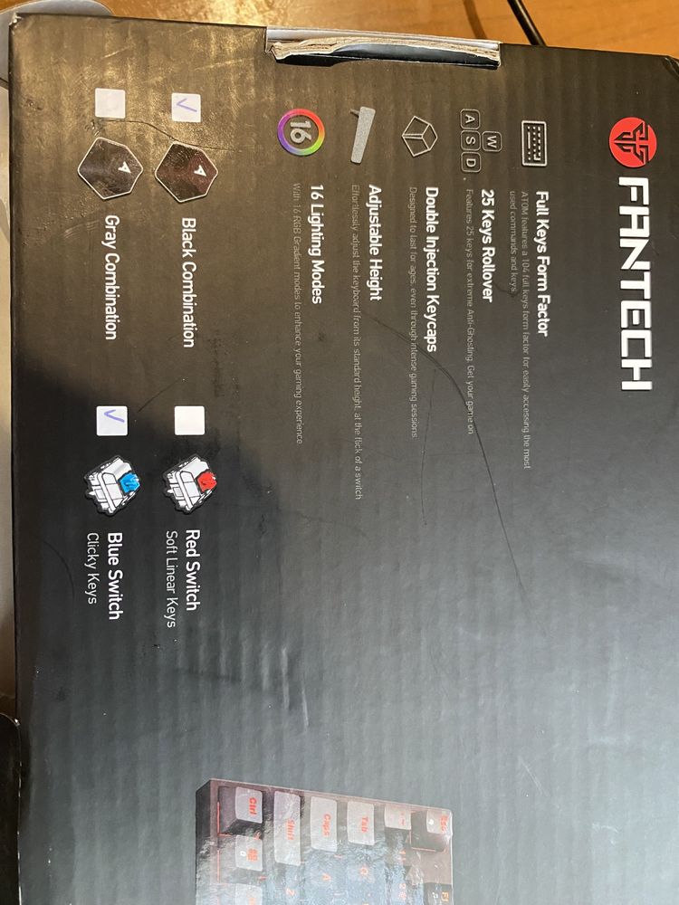 fantech atom mk886 Клавиатура