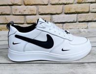 Кожаные белые кроссовки Nike 40- 45p