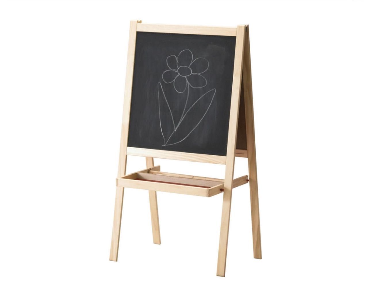 Мольберт IKEA (ІКЕА) Mala дитяча дошка для малювання Білий
