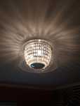 Lampa sufitowa z krysztalkami