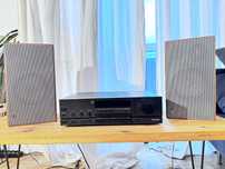 Zestaw Stereo -Legendarny Amplituner Telefunken HR780 RDS z kolumnami
