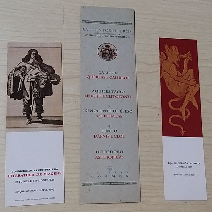 15 marcadores de livros.