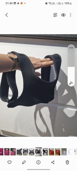 Pajączek korekta postawy korektor czarny