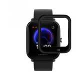Захисне скло 3D для Xiaomi Amazfit Bip U Pro (Чорний)