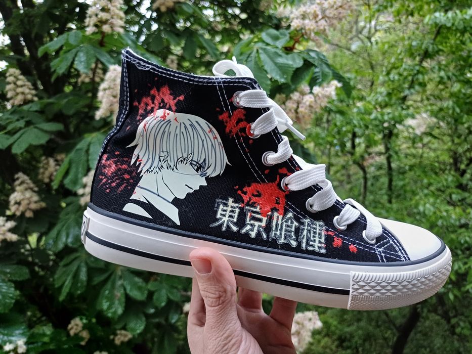 Кеди з принтом Токійський гуль