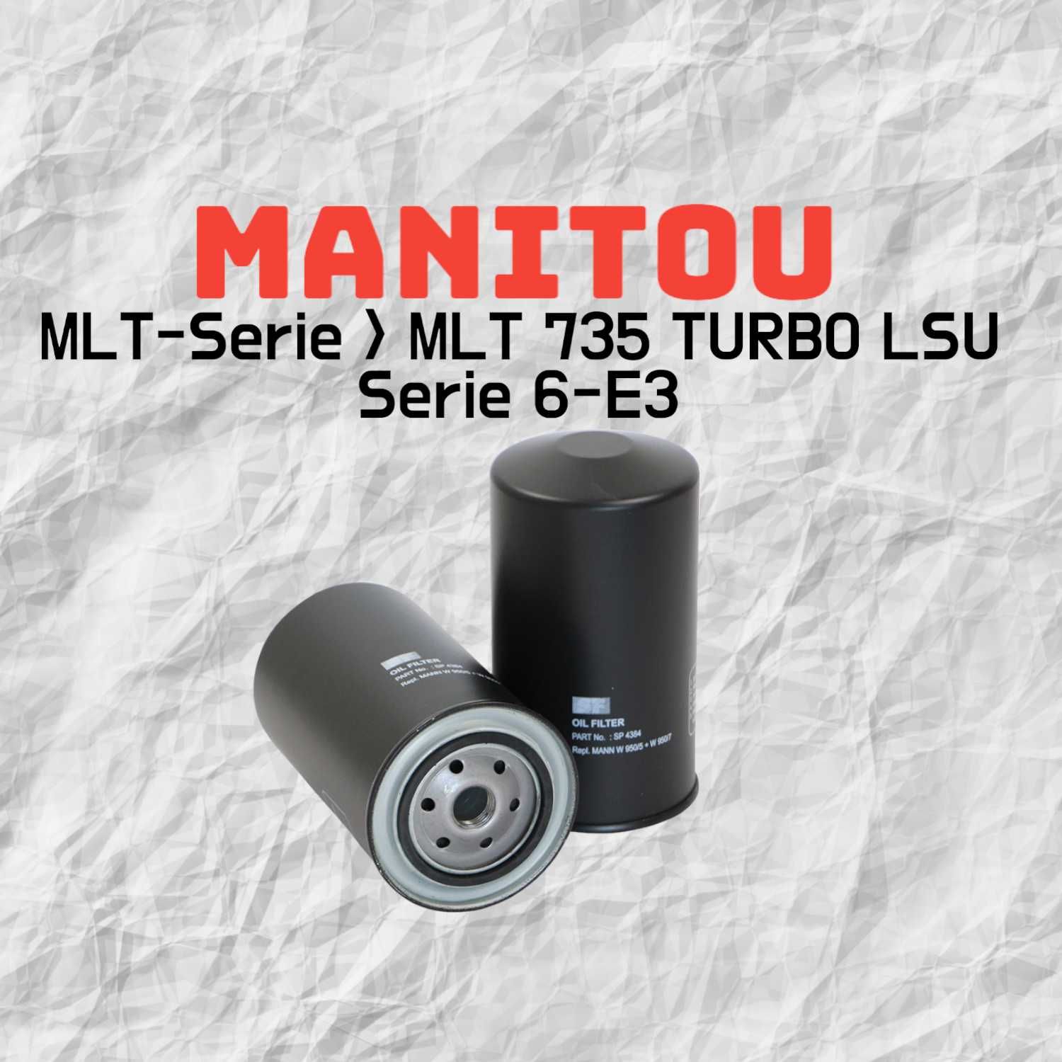 MANITOU Filtr Oleju MLT-Serie MLT 735 TURBO LSU Serie 6-E3 od 2005r