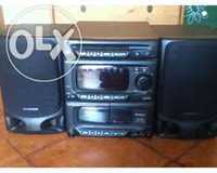 Sistema midi pioneer xr p 250 com colunas