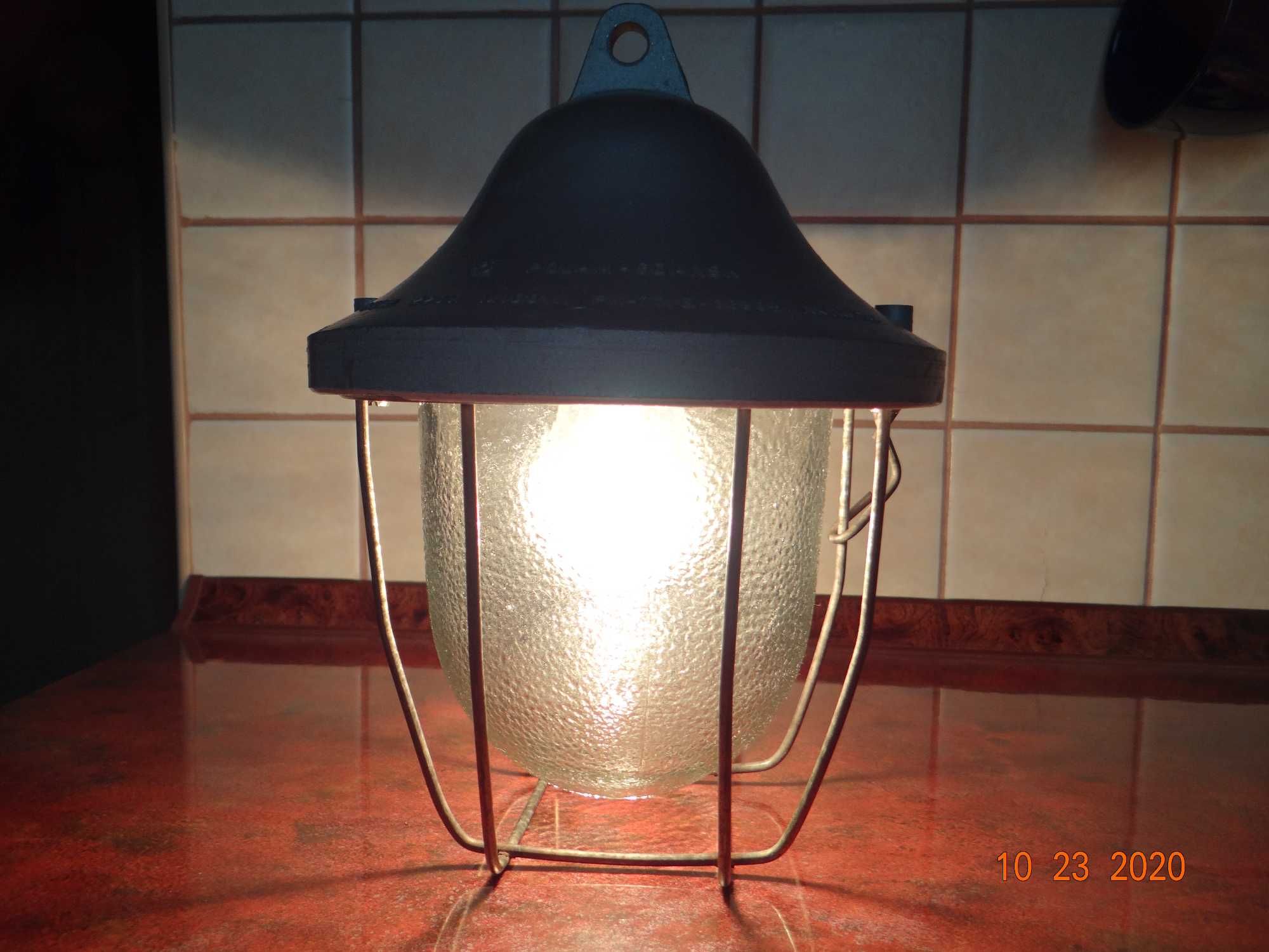 Nowa Lampa loft wisząca  (PRL)