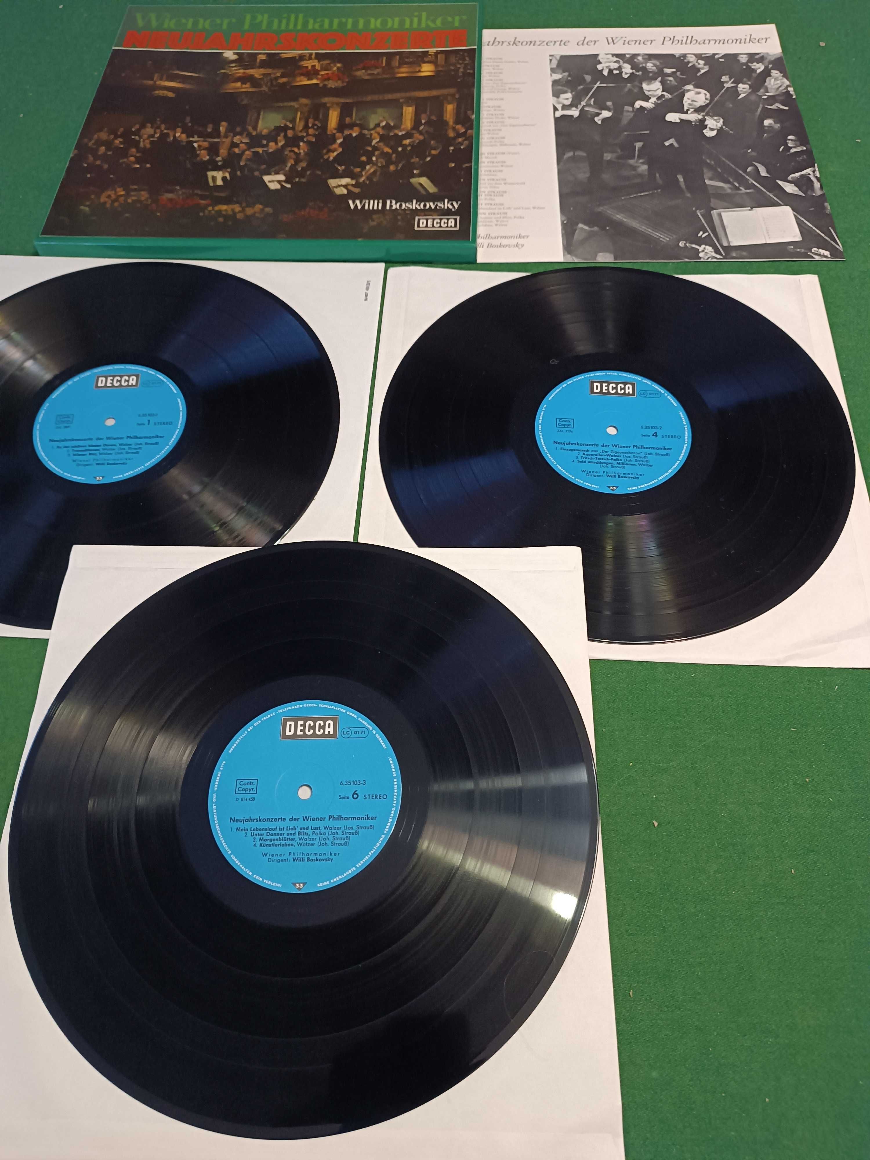 LP - Wiener Philharmoniker - Neujahrskonzerte (Box!)