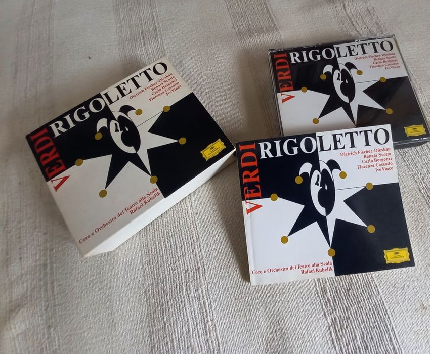 Opera Rigoletto de Verdi edição Deutsche Grammophon