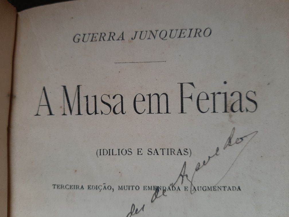 A Musa em Ferias, Guerra Junqueiro, 1893