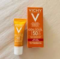 Creme facial Vichy IDEAL SOLEIL Protetor antimanchas 3 EM 1 SPF50+ 3ml