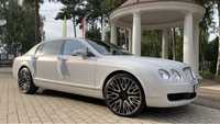 Auto do ślubu Bentley BIAŁY PERŁA Continental Flying Spur Rolls-Royce