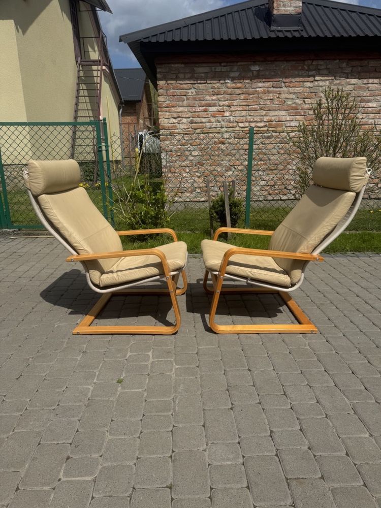 Крісло Ikea шкіряне крісло качалка крісло для відпочинку